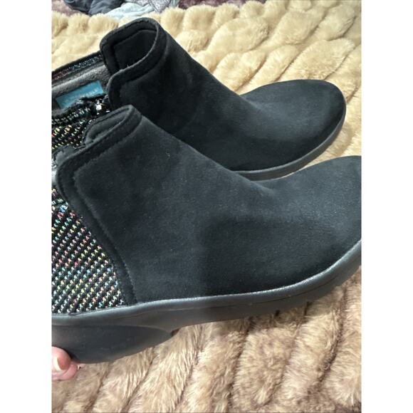 Bzees Karma Black Knit Booties ,Ankle Boots, Shoes ,,Comfy ,Washable , Sz US 9.5 - Picture 8 of 11
